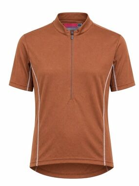Novara Cycling Performance Short Sleeve Jersey - Rust/Brown - L